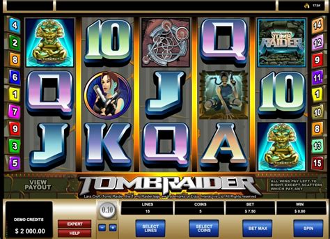 tomb raider slot machine